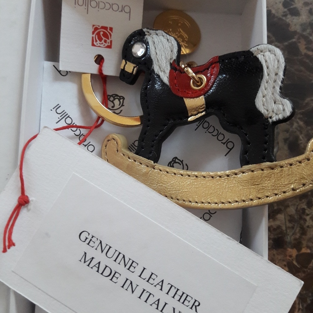 Rocking horse key chain